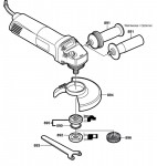 Bosch 0 601 802 734 GWS 10-125C Angle Grinder Spare Parts